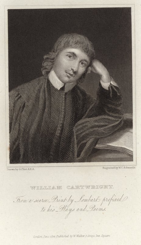 Porträtt av William Cartwright av English School