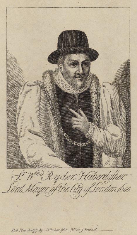 Porträtt av William Ryder av English School