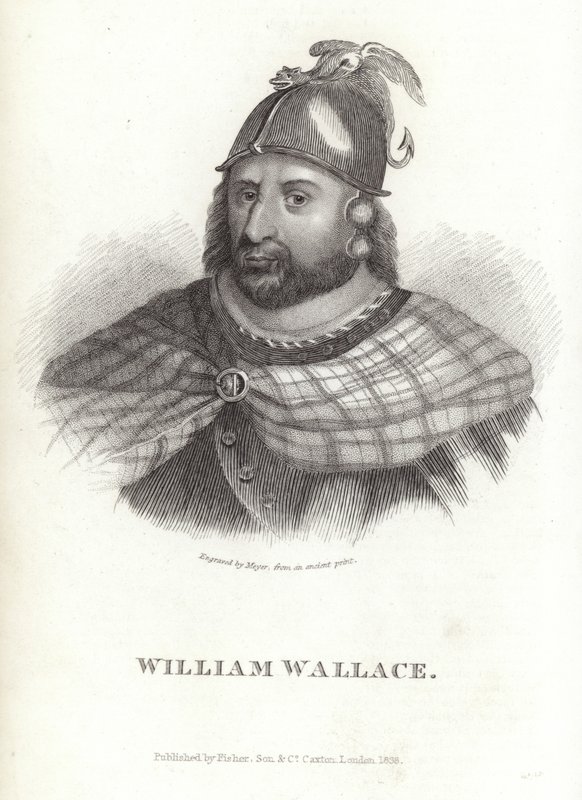 Porträtt av William Wallace av English School