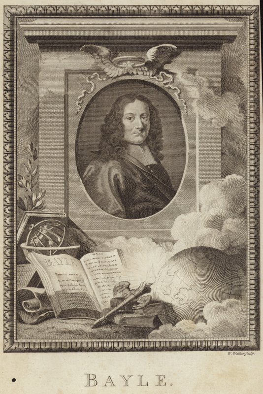 Porträtt av Pierre Bayle av English School