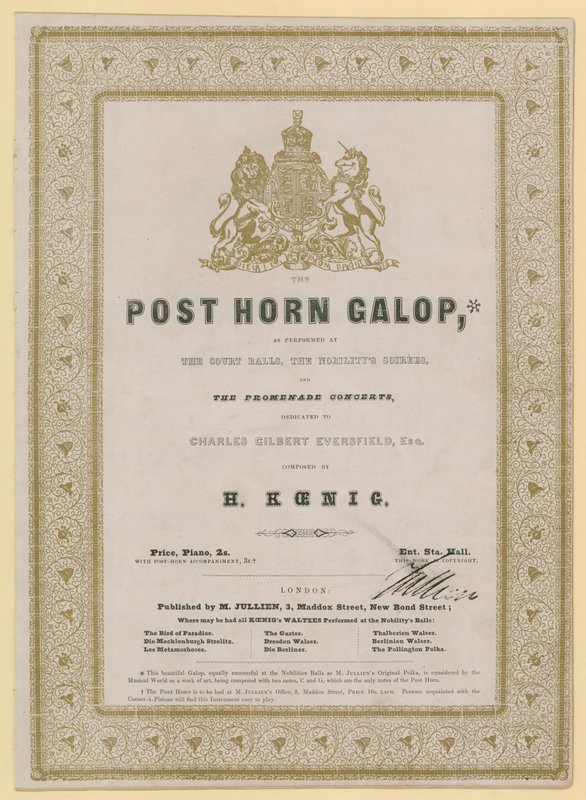 Post Horn Galopp av English School