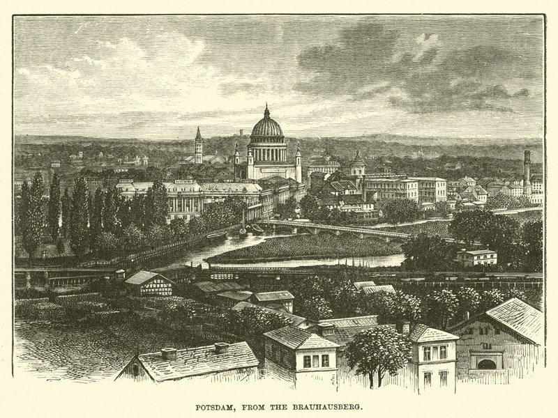 Potsdam, från Brauhausberg av English School