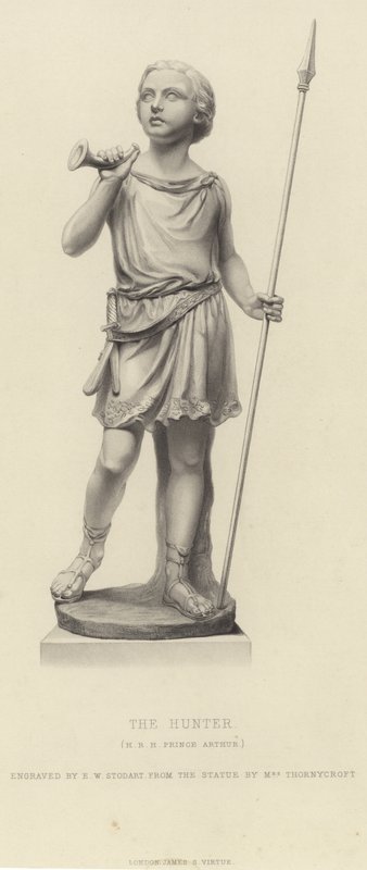 Prince Arthur as The Hunter  av English School
