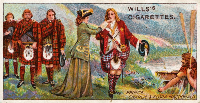 Prins Charlie och Flora Macdonald av English School