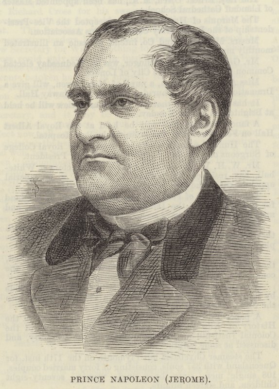 Prins Napoleon (Jerome) (gravyr) av English School