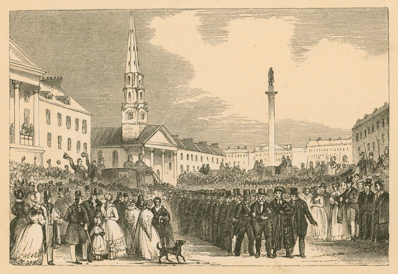 Procession från St. Andrews Church av English School