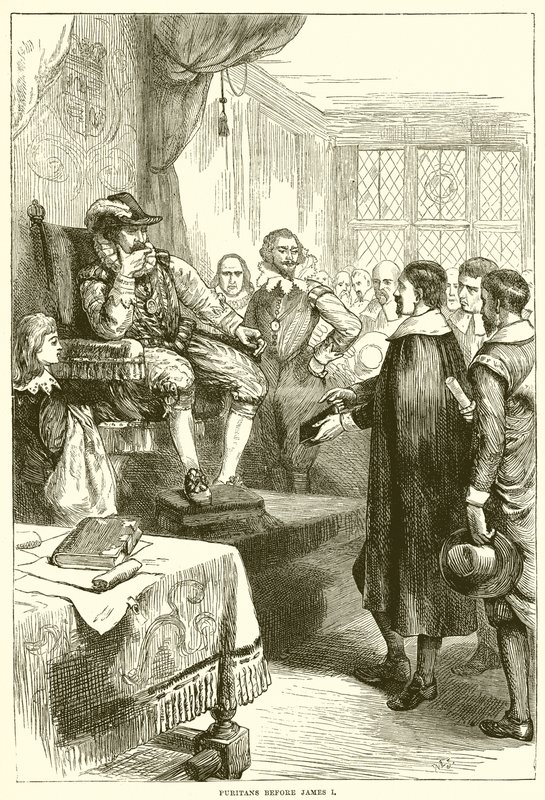 Puritaner före James I av English School