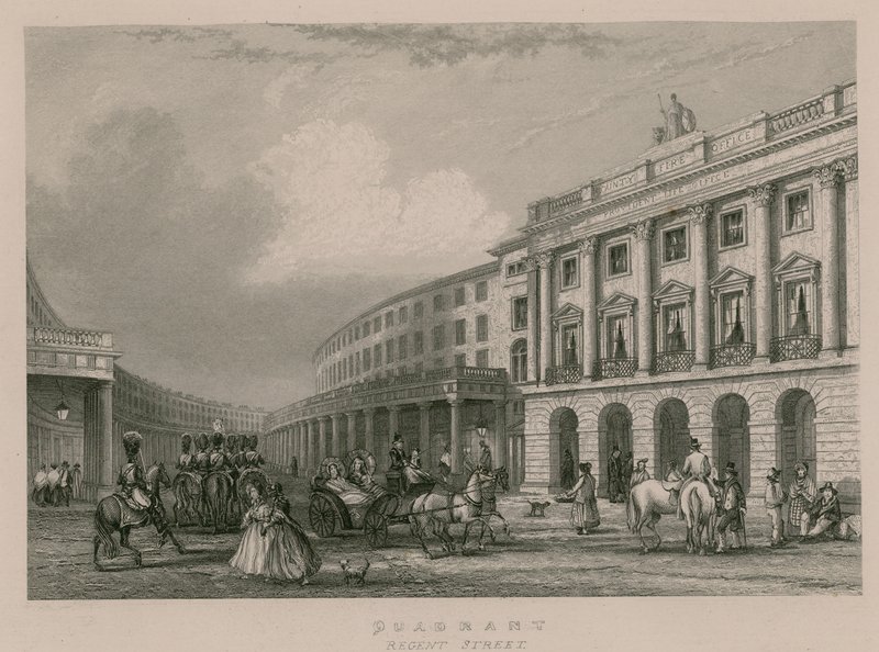 Quadrant, Regent Street, London av English School