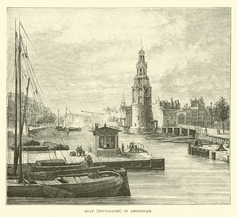 Quay (Houtgracht) i Amsterdam av English School