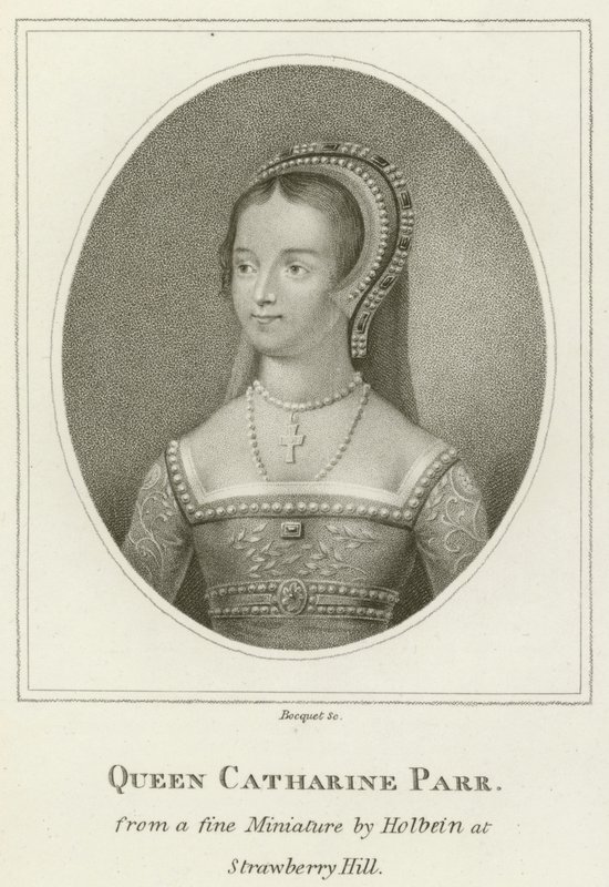 Drottning Catharine Parr (gravyr) av English School