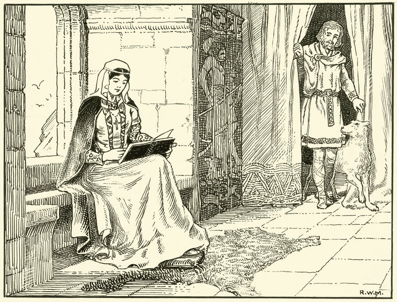 Queen Margaret (bläck på papper) av English School