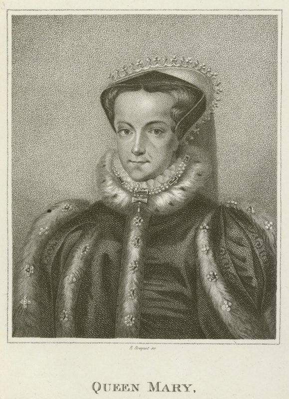 Queen Mary (gravyr) av English School
