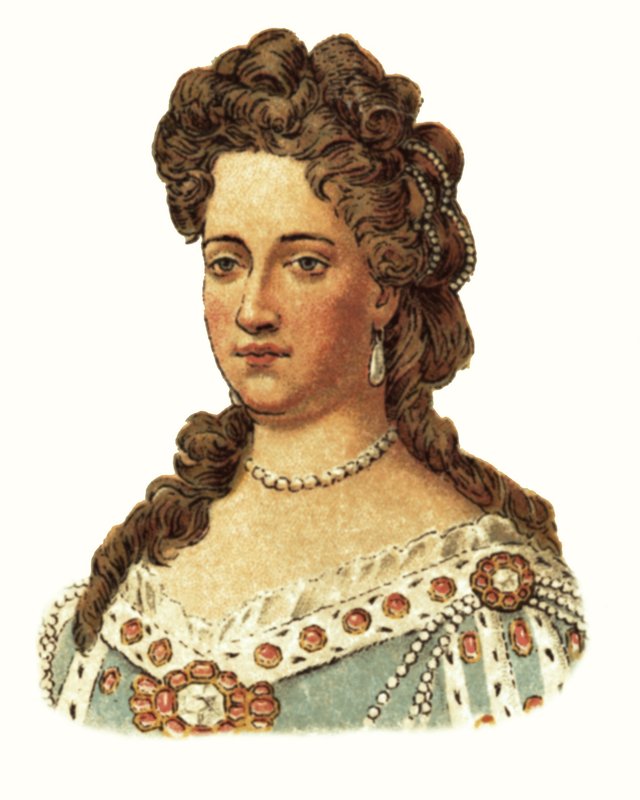 Drottning Mary II av English School