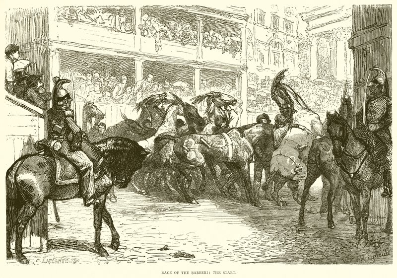 Race of the Barberi: The Start av English School