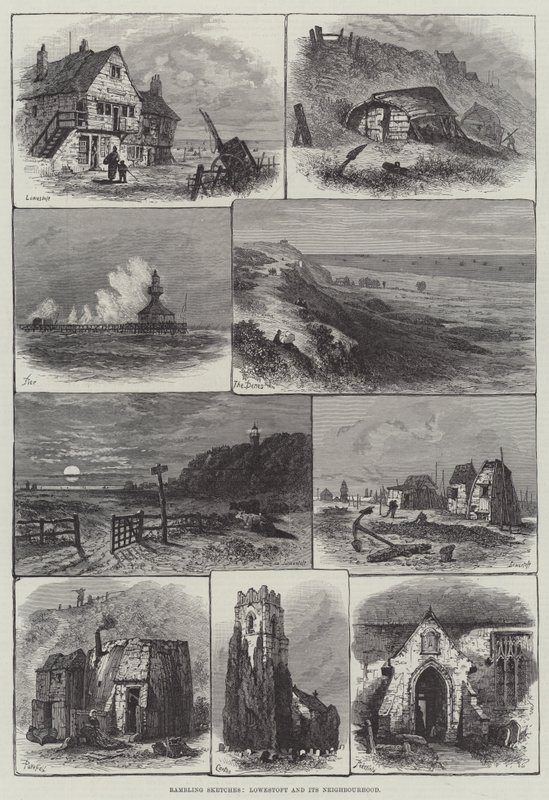 Rambling Sketches, Lowestoft and its Neighborhood (gravyr) av English School