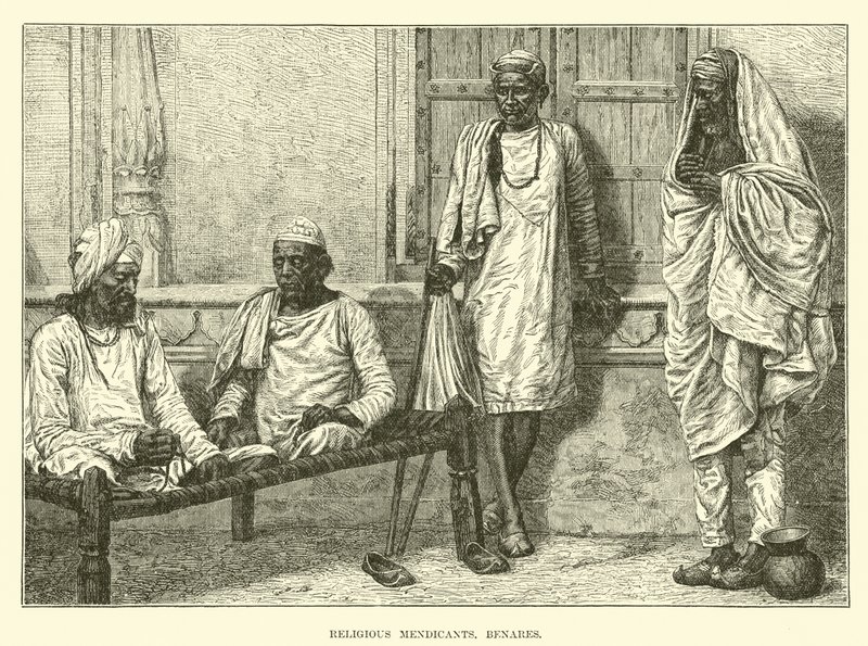 Religiösa predikanter, Benares av English School