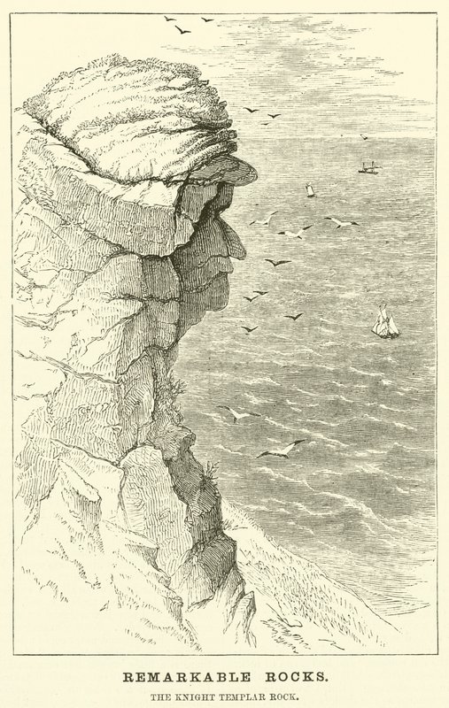 Remarkable Rocks, Knight Templar Rock (gravyr) av English School