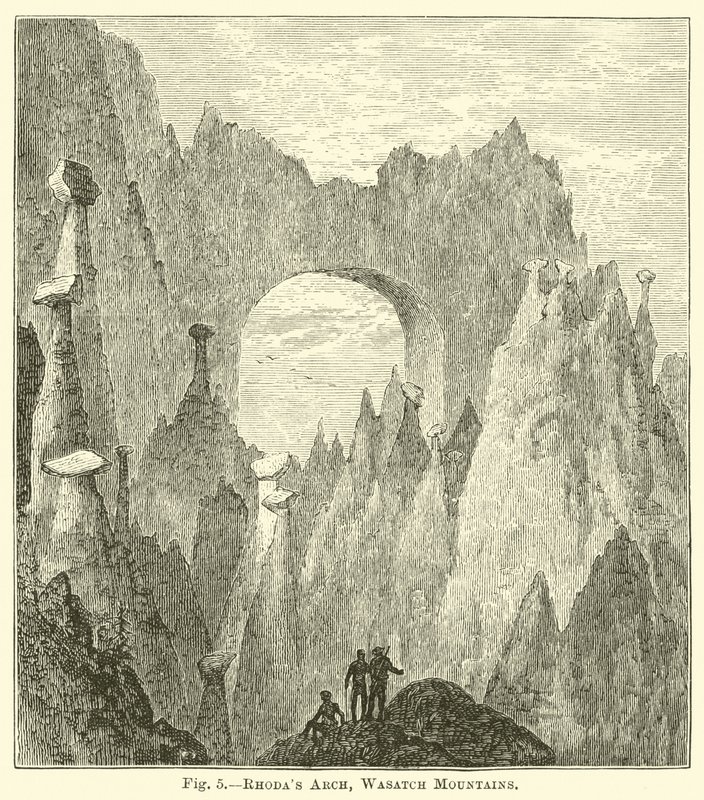 Rhodas Arch, Wasatchbergen av English School