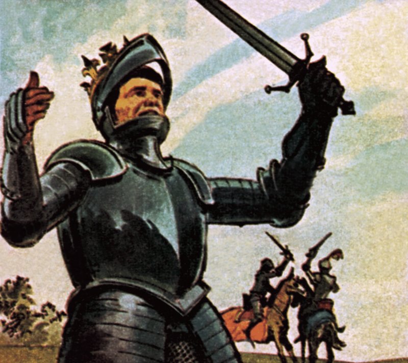 Richard III på Bosworth Field av English School