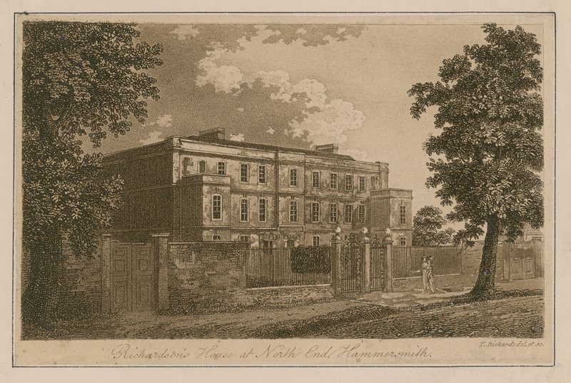 Richardsons hus i North End, Hammersmith av English School