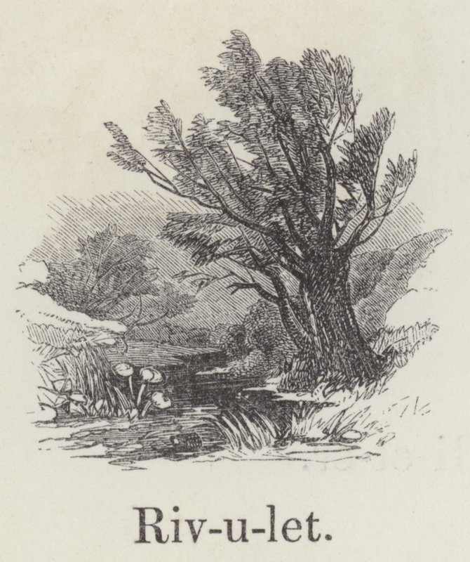 Rivulet (gravyr) av English School
