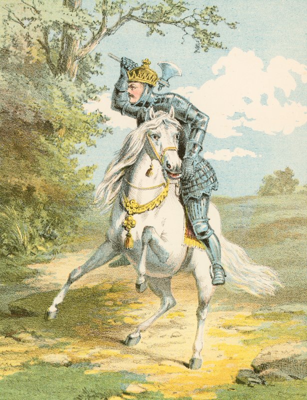 Robert Bruce på Bannockburn av English School