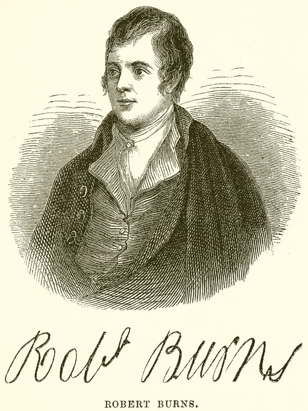 Robert Burns av English School