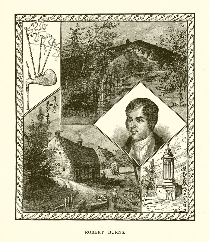 Robert Burns av English School