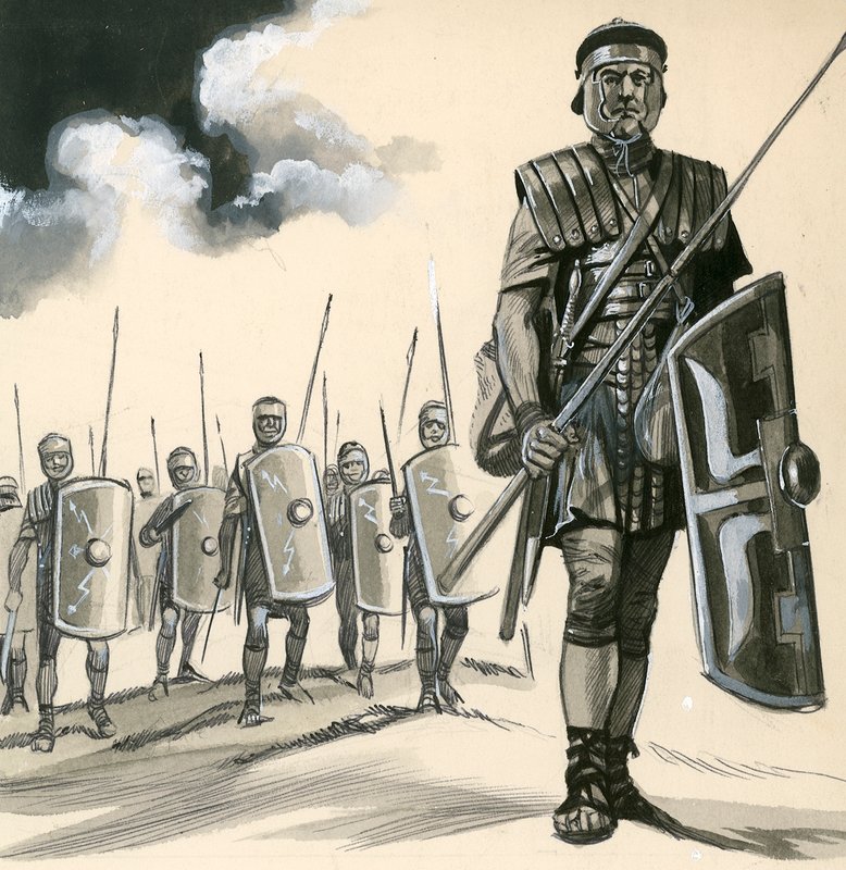 romersk soldat av English School