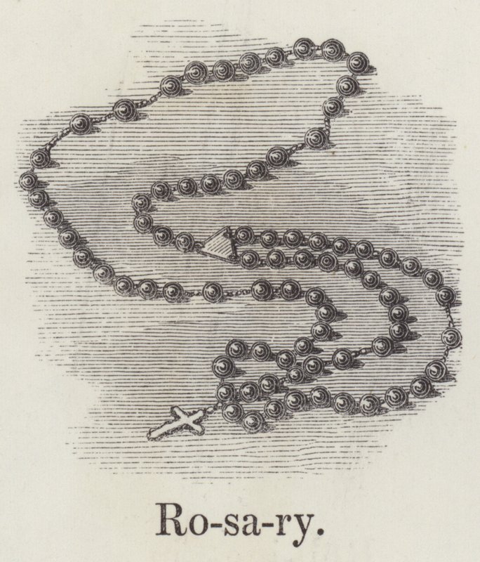 Rosenkrans (gravyr) av English School