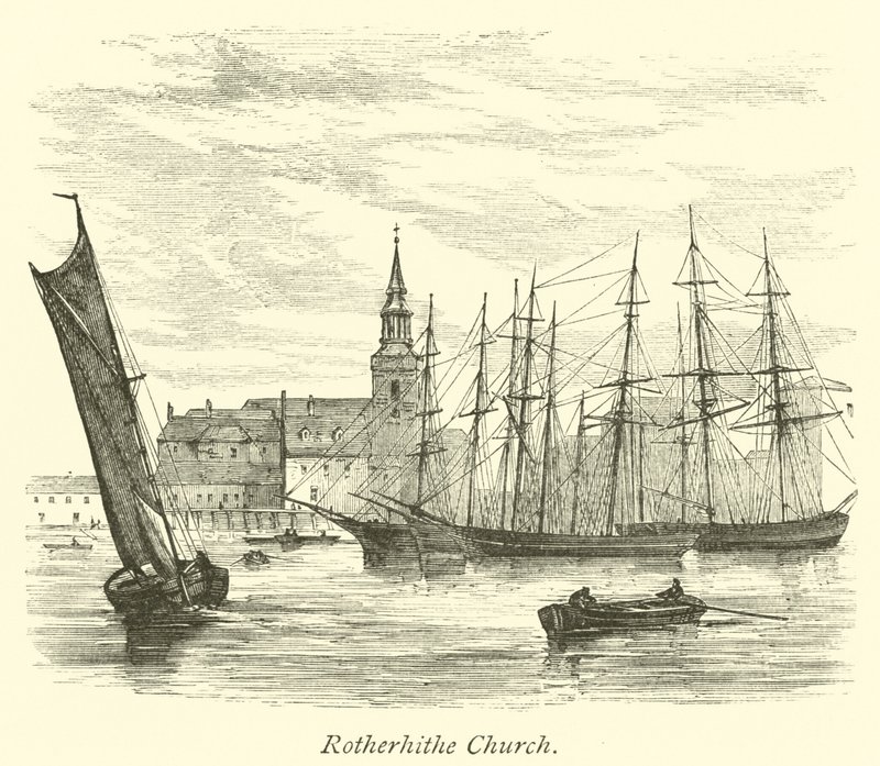 Rotherhithe kyrka av English School
