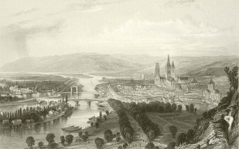 Rouen vid Seine av English School