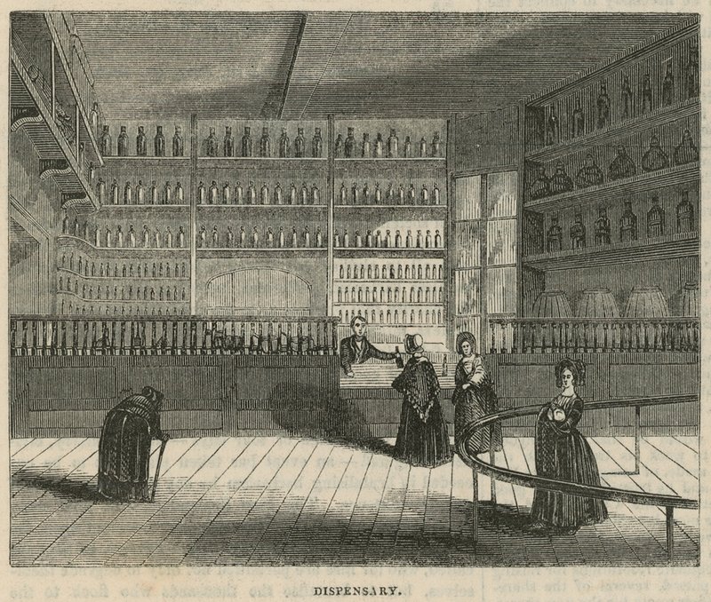 Royal Free Hospital, London: Dispensary av English School