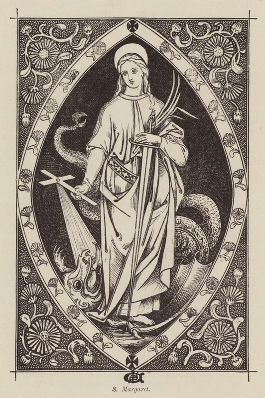 S Margaret (gravyr) av English School