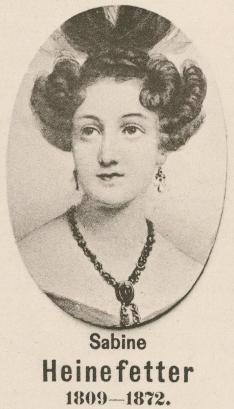 Sabine Heinefetter (gravyr) av English School