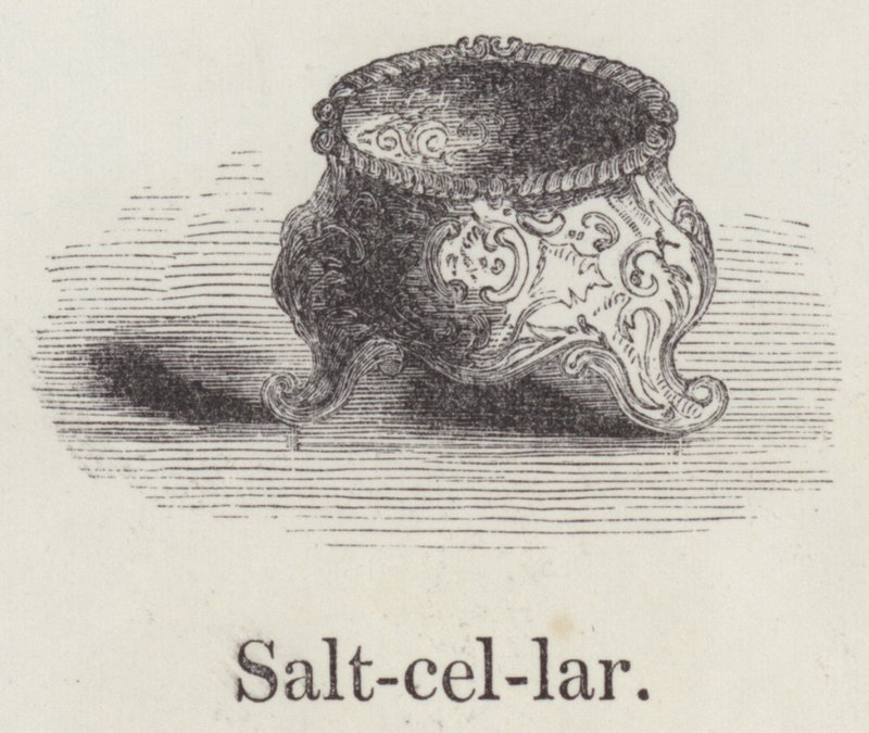 Saltkällare (gravyr) av English School