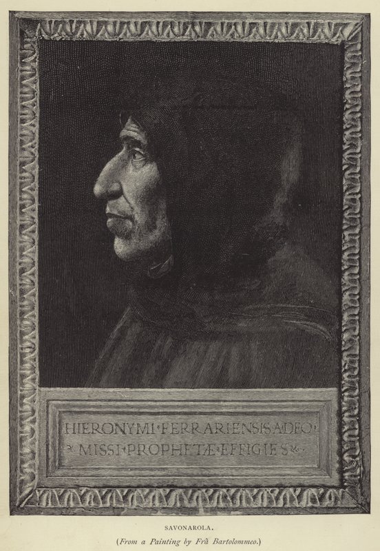 Savonarola (gravyr) av English School