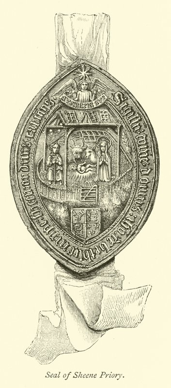 Sigill av Sheene Priory av English School