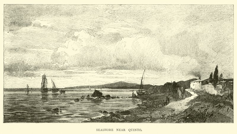 Stranden nära Quinto av English School