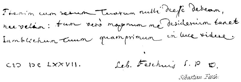 Sebastian Fesch av English School