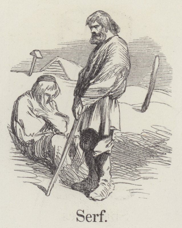 Serf (gravyr) av English School