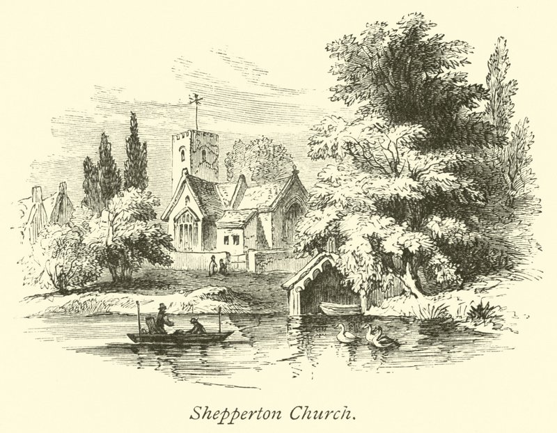 Shepperton kyrka av English School