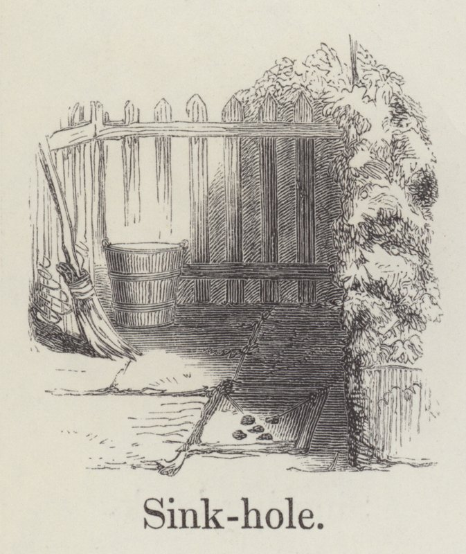 Sjunkhole (gravyr) av English School