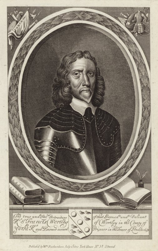 Sir Francis Wortley av English School