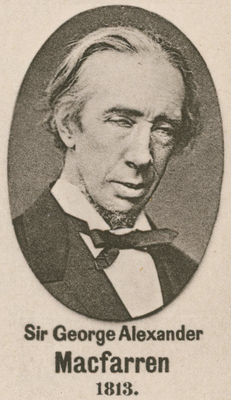 Sir George Alexander MacFarren (gravyr) av English School