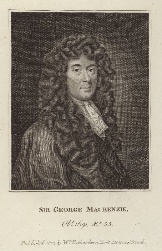 Sir George Mackenzie av English School