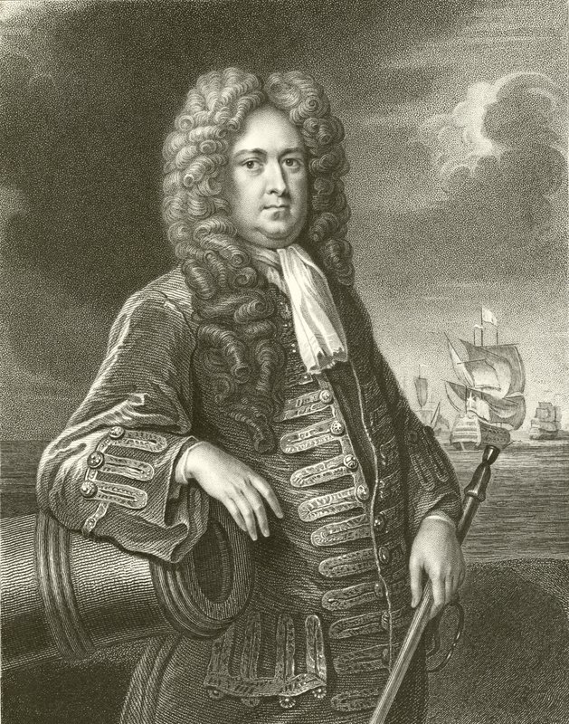 Sir George Rooke av English School