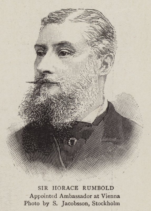 Sir Horace Rumbold (gravyr) av English School