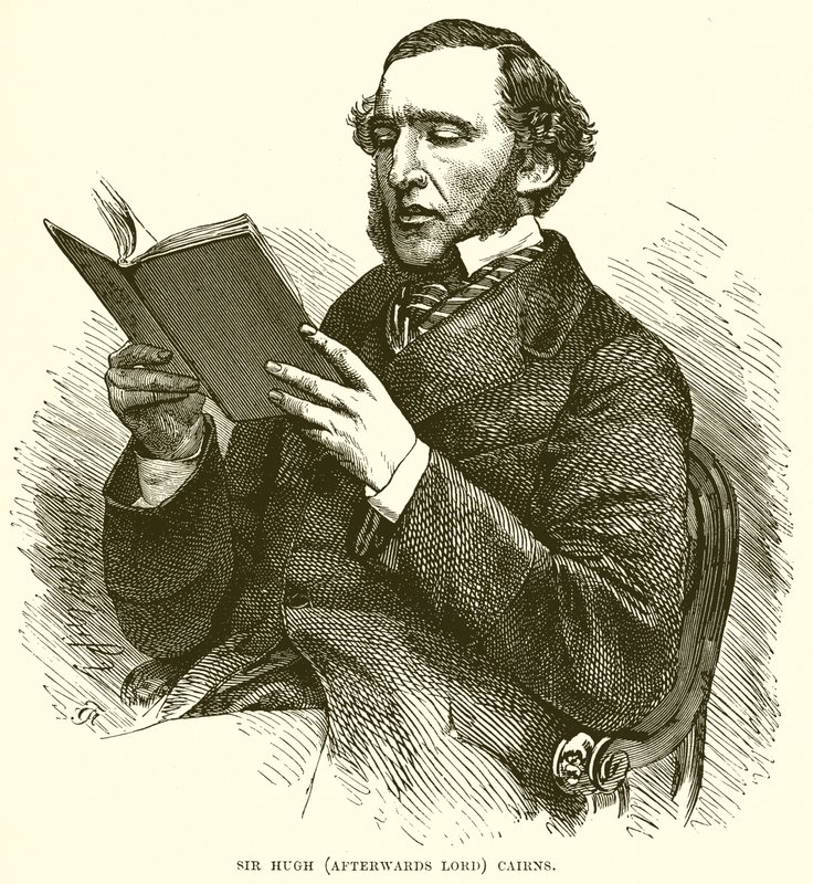 Sir Hugh (efteråt Lord) Cairns av English School