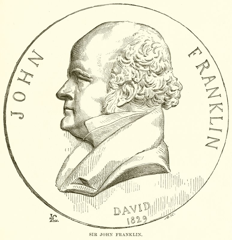 Sir John Franklin av English School